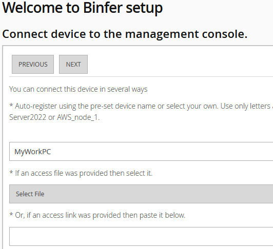 binfer-install-device-info